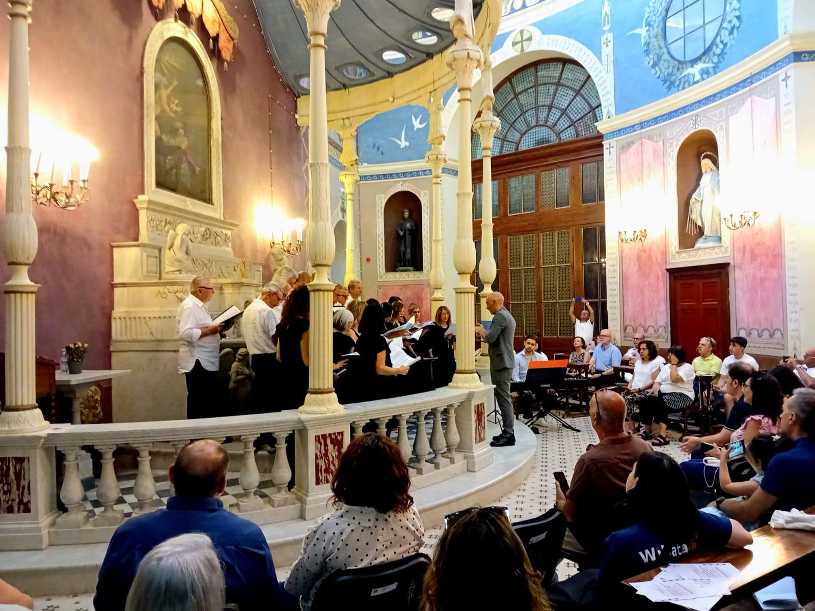 Scatto tratto dal concerto corale