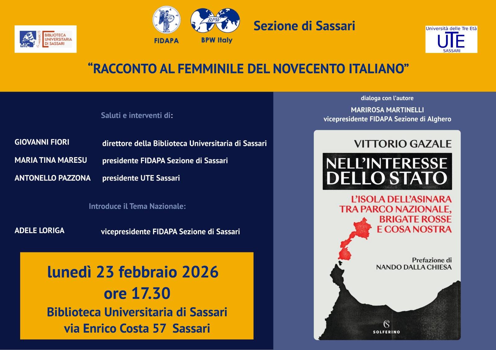 Presentazione - Nell'interesse dello Stato