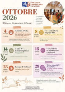 Locandina di eventi ottobre 2026