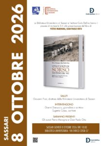 Locandina Vita e volti di Sorso nei primi del ’900” di Pietro Marogna e Gian Paolo Ortu