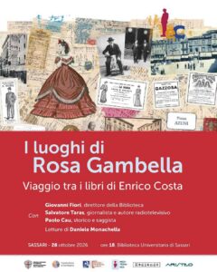 Locandina dell'evento "I luoghi di Rosa Gambella"